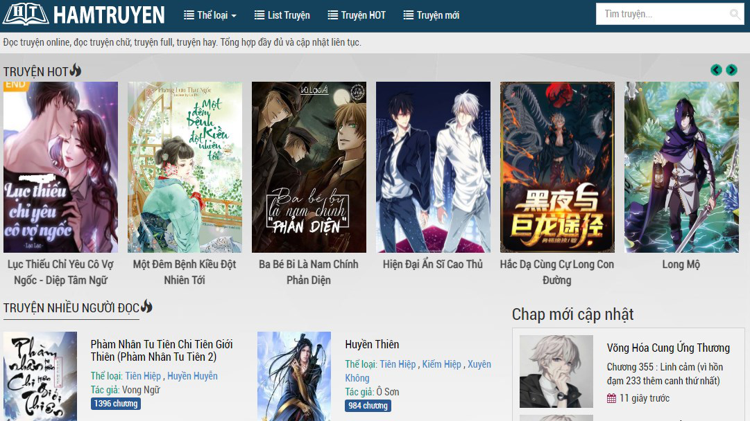 Top 10 website truyện chữ được yêu thích nhất hiện nay